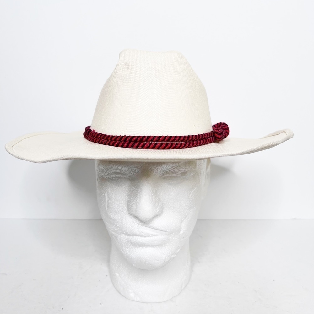 Alamo Hats White Cowboy Western Yellowstone Hat Size 6 3/4
